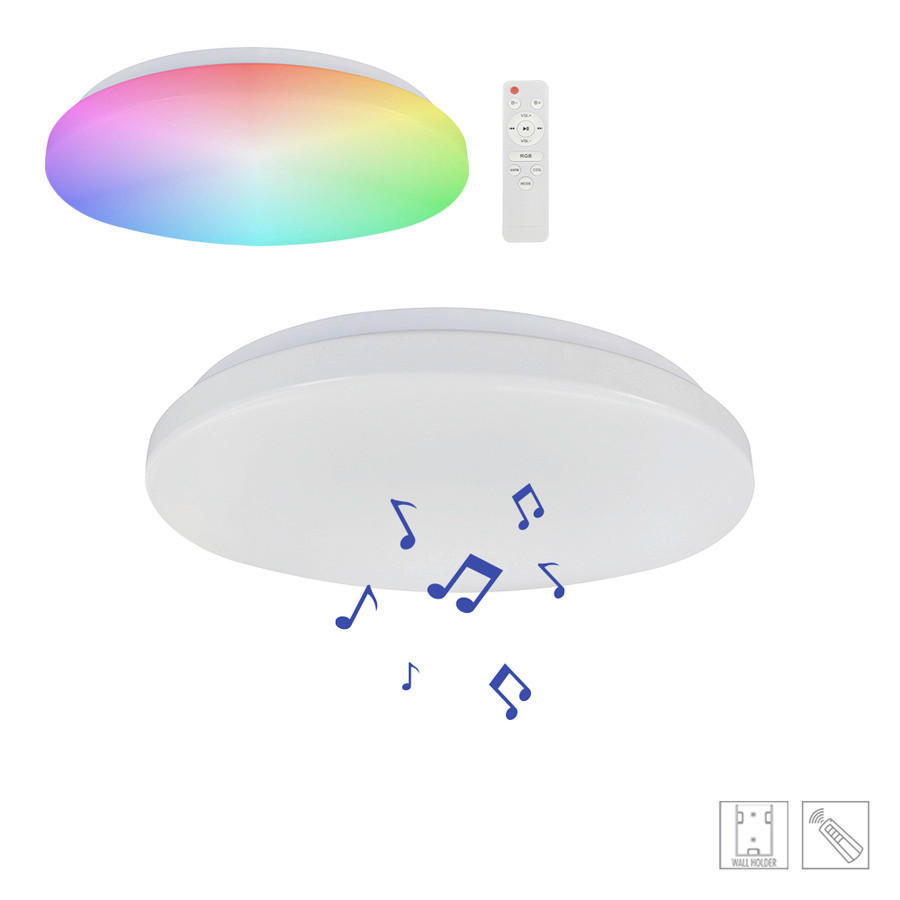 PLAFONIERĂ CU LED - alb, Basics, metal (6/38/38cm)