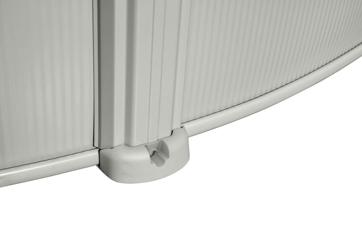 POOL SET 56384 460/120 cm  - Blau/Grau, KONVENTIONELL, Kunststoff/Metall (460/120cm) - Bestway