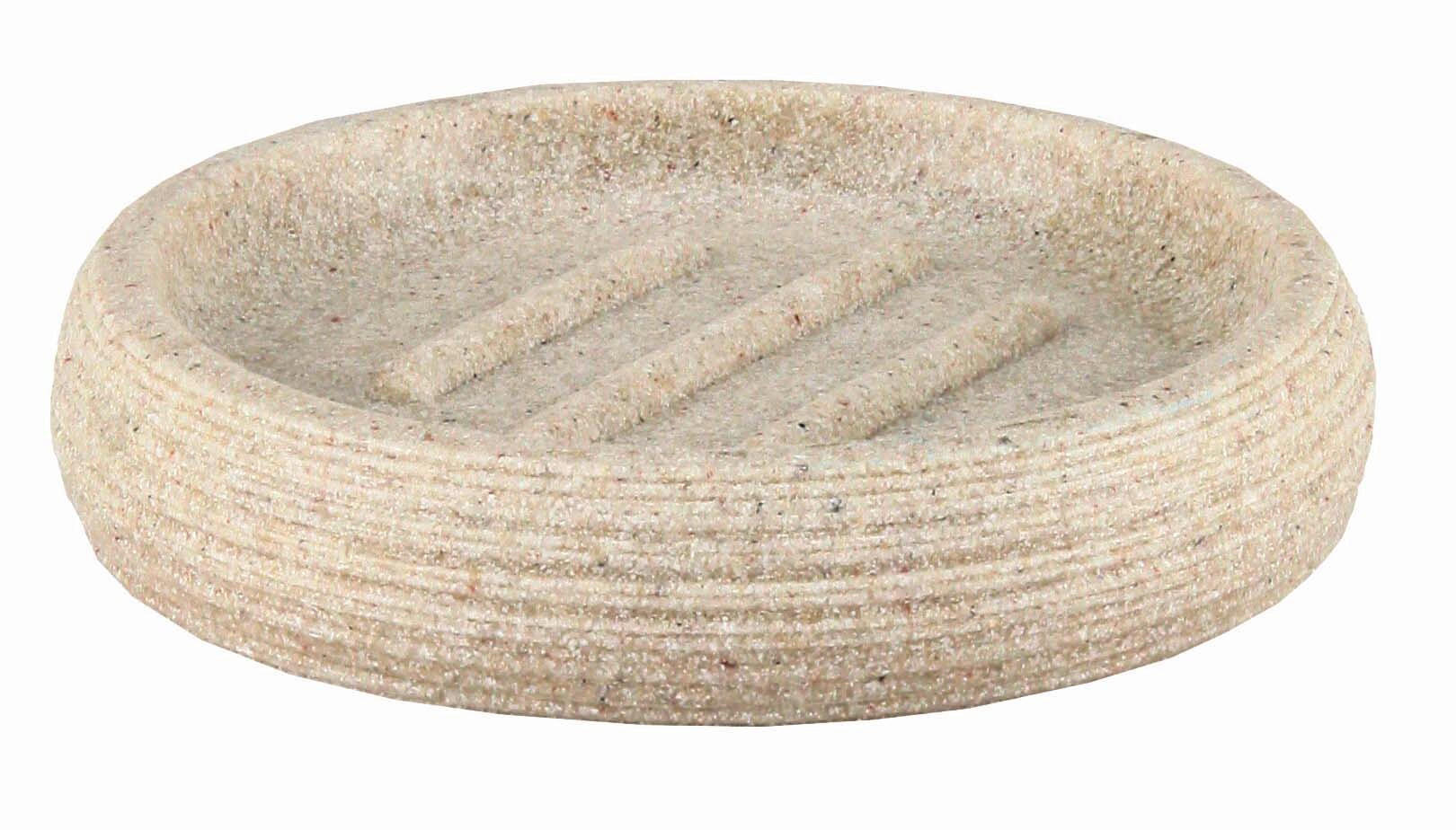 POSUDA ZA SAPUN boje pijeska plastika SAND - boje pijeska, Natur, plastika (10/2cm) - Kleine Wolke
