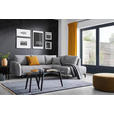 ECKSOFA in Samt Dunkelblau  - Schwarz/Dunkelblau, Design, Textil/Metall (250/191cm) - Carryhome