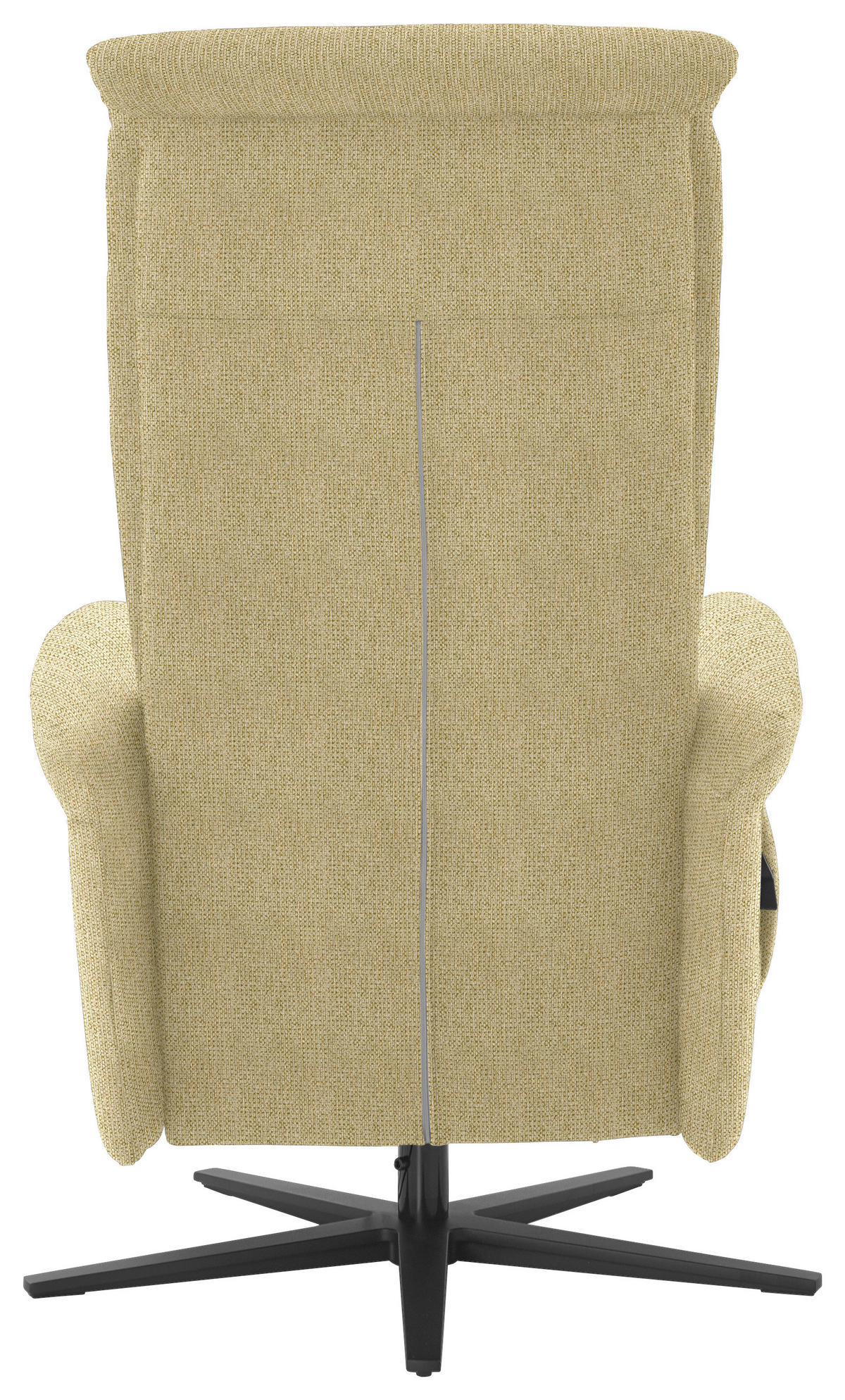 RELAXSESSEL in Textil Gelb, Hellgrün  - Gelb/Schwarz, Design, Textil/Metall (77/115/89cm) - Pure Home Comfort