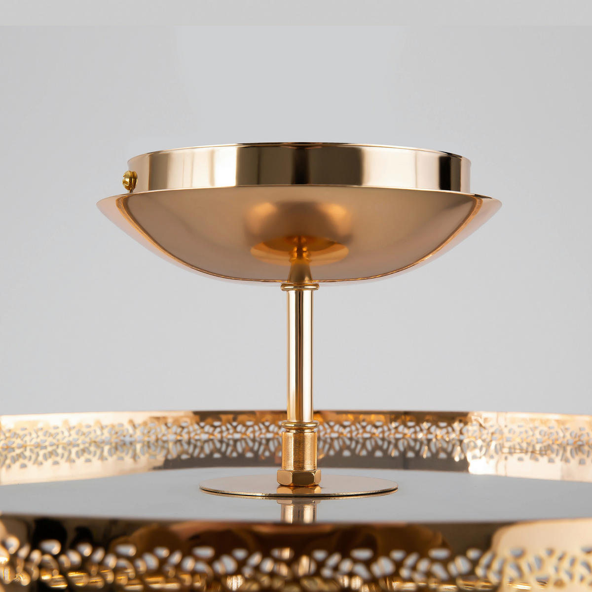 LUSTRE  43,5/23,5/43,5 cm   - Goldfarben, Trend, Glas/Metall (43,5/23,5/43,5cm) - MAYTONI