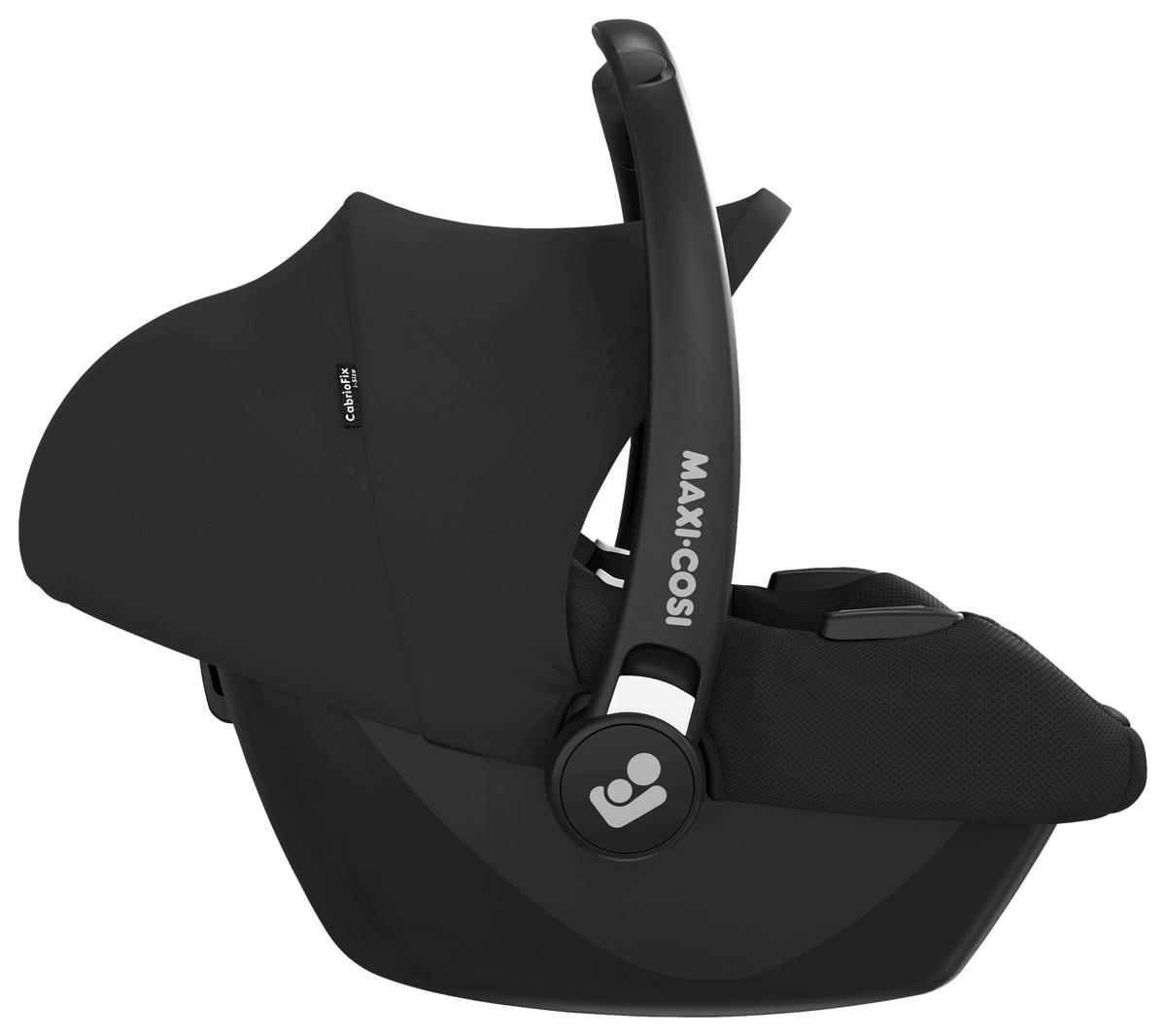 BABYSKYDD Cabriofix i-Size inkl. Cabriofix i-Size Base  - svart, Basics, textil/plast (44/90,5/74cm) - Maxi Cosi Pro