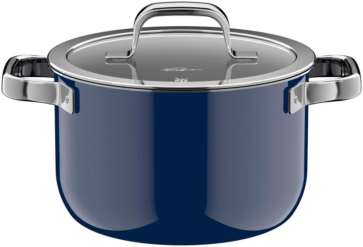 KOCHTOPFSET FUSIONTEC® MINERAL PRO - Tim Raue Edition 4-teilig  - Dunkelblau, Basics, Metall (30/33/60cm) - WMF