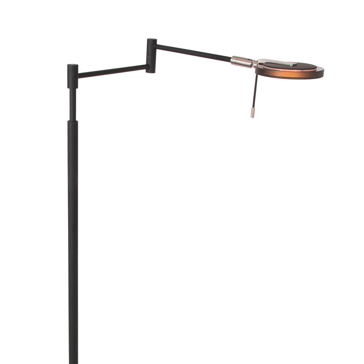 STEHLEUCHTE 23/68/141 cm    - Schwarz, Design, Glas/Metall (23/68/141cm)