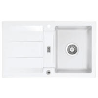 SPÜLE 52910212  - Weiß, Basics, Keramik (87/20/51cm) - Dieter Knoll