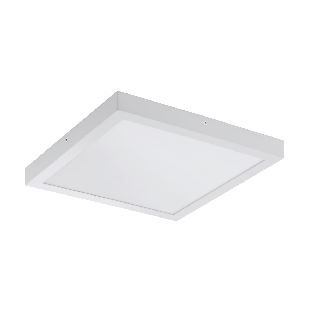 AUFBAULEUCHTE FUEVA I 40/40/3 cm   - Weiß, Design, Kunststoff/Metall (40/40/3cm) - Eglo