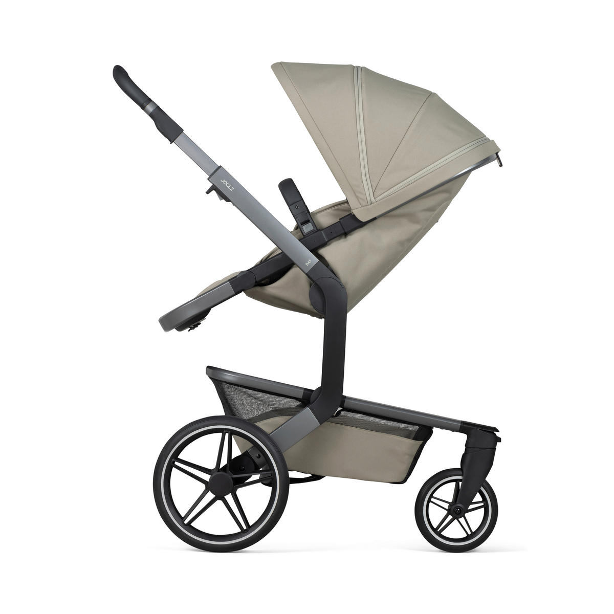 KINDERWAGEN Day 5  - Grau/Grün, Basics, Textil/Metall (94/60/113cm) - Joolz