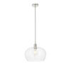 HÄNGELEUCHTE 31/151 cm  - Klar/Nickelfarben, Basics, Glas (31/151cm) - ENDON
