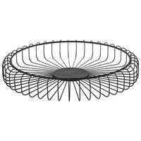 OBSTKORB ESTRA  - Schwarz, Basics, Metall (37/6cm) - Blomus