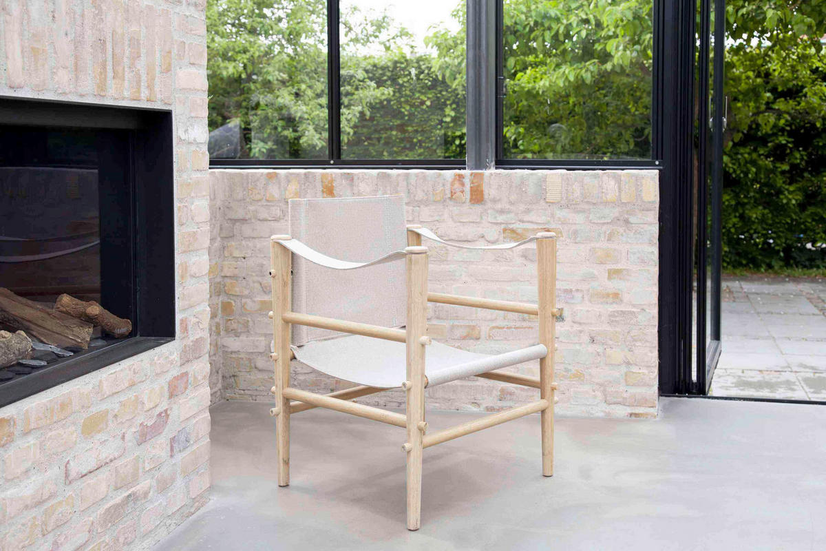 LOUNGESESSEL  - Beige/Naturfarben, Design, Holz (59/79/61cm) - MID.YOU