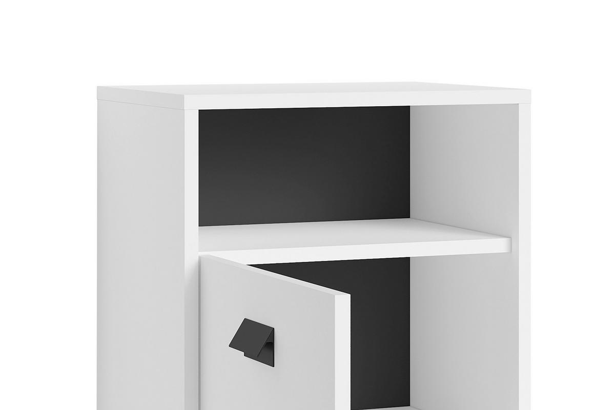 UNTERSCHRANK 42/77,5/31 cm   - Schwarz/Weiß, MODERN, Holzwerkstoff/Kunststoff (42/77,5/31cm) - MID.YOU