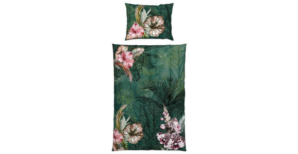 WENDEBETTWÄSCHE Renforcé 140/200 cm - Grün, Textil (140/200cm) - Esposa