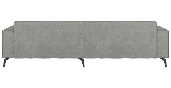 ECKSOFA  in Chenille Greige  300/190 cm  - Hellbraun/Greige, MODERN, Textil/Metall (300/190cm) - Carryhome