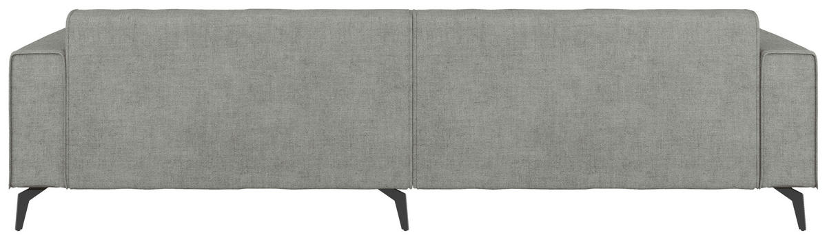 ECKSOFA  in Chenille Hellbraun  300/190 cm  - Hellbraun/Schwarz, MODERN, Textil/Metall (300/190cm) - Carryhome