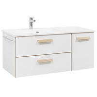 WASCHTISCHKOMBI 113 cm  - Weiß, KONVENTIONELL, Naturmaterialien/Holz (113cm) - Dieter Knoll