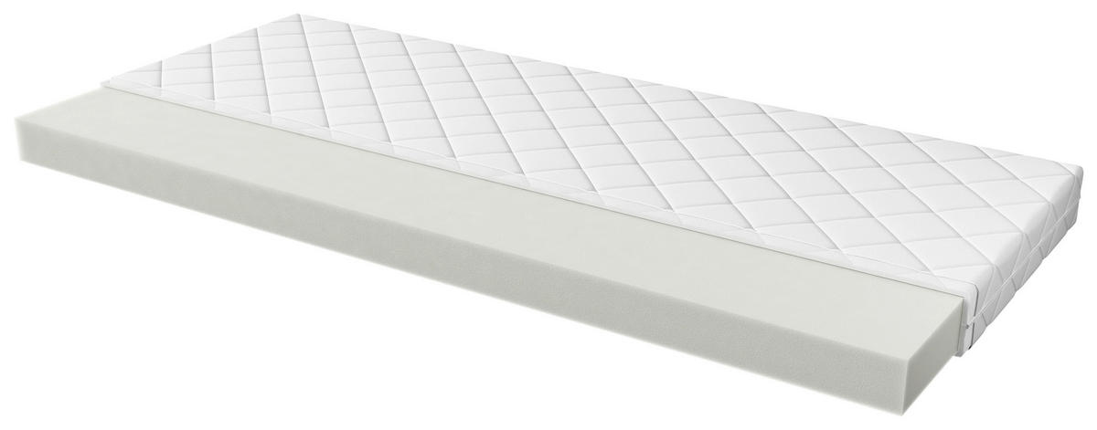 KOMFORTSCHAUMMATRATZE 90/200 cm Höhe ca. 10 cm  - Konventionell, Textil (90/200cm) - Sleeptex