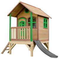 SPIELHAUS 287/231/191 cm  - Rot/Braun, Konventionell, Holz (287/231/191cm)