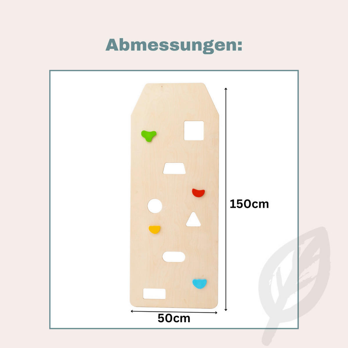 KLETTERGERÜST ZUBEHÖR - Birkefarben, Basics, Holz (140/50cm) - CLIFF