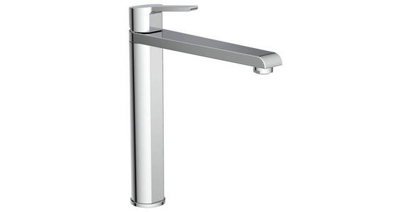 WASCHTISCHARMATUR 4,8/28,2/24,7 cm - Chromfarben, Basics, Metall (4,8/28,2/24,7cm) - Xora