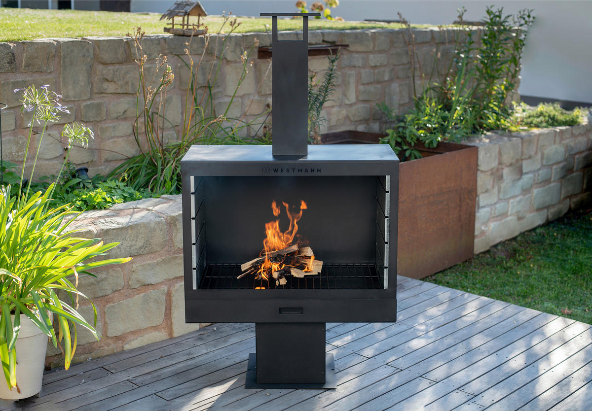 HOLZKOHLEGRILL - KONVENTIONELL (90/160/50cm)