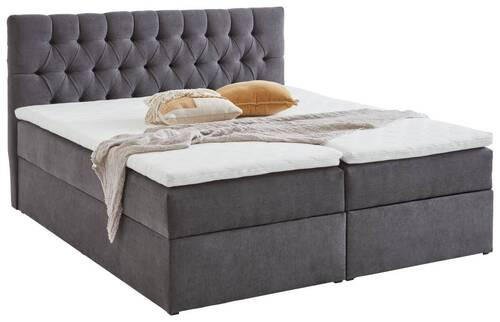 PAT TIP BOXSPRING FĂRĂ ARCURI 180/200 cm gri