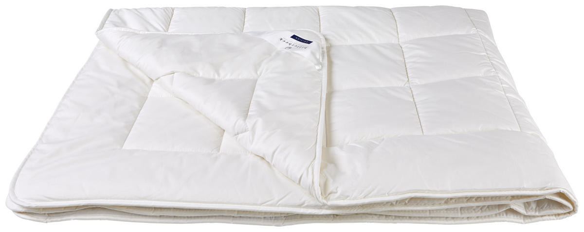 CELOROČNÍ PŘIKRÝVKA, 140/200 cm, ovčí střižní vlna - krémová, Basics, textil (140/200cm) - Billerbeck