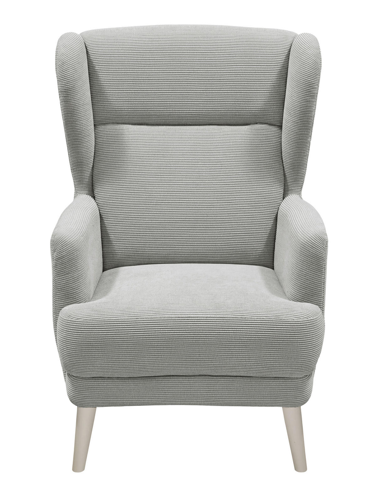 SESSEL Cord Grau  - Kaschmir/Grau, Modern, Holz/Textil (74/106/94cm) - MID.YOU