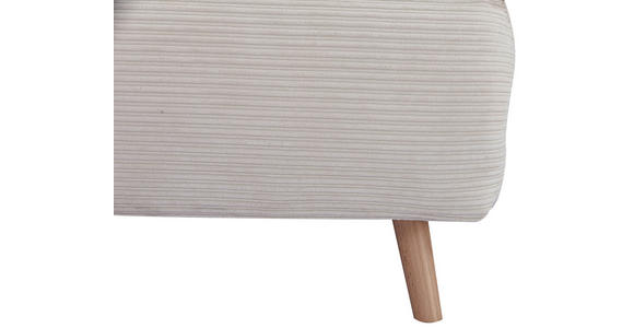 SCHLAFSOFA Cord Beige  - Beige/Naturfarben, Design, Holz/Textil (105/80/90cm) - Carryhome