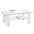 COUCHTISCH in Glas, Holzwerkstoff 110/65/45 cm - Eichefarben/Weiß, Design, Glas/Holzwerkstoff (110/65/45cm) - Carryhome COUCHTISCH in Glas, Holzwerkstoff 110/65/45 cm - Eichefarben/Weiß, Design, Glas/Holzwerkstoff (110/65/45cm) - Carryhome