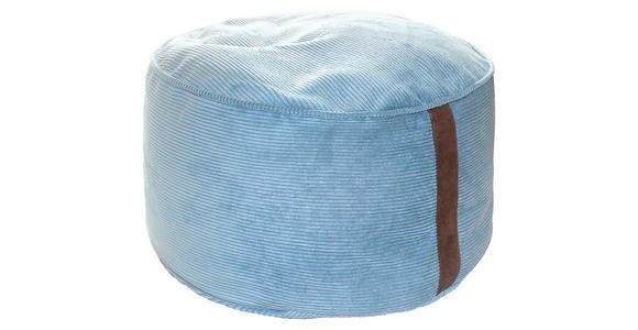 SITZSACK Cord Uni 50 L  - Blau, Basics, Textil (50/25/50cm) - Xora