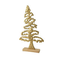 DEKOBAUM  - Goldfarben, Basics, Holz (31,00/7,00/54,00cm) - X-Mas