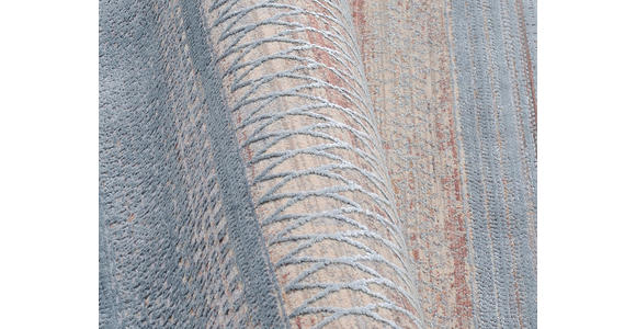 WEBTEPPICH 80/150 cm Tinto Maestro Blau, Creme rechteckig  - Blau/Creme, Design, Textil (80/150cm) - Dieter Knoll