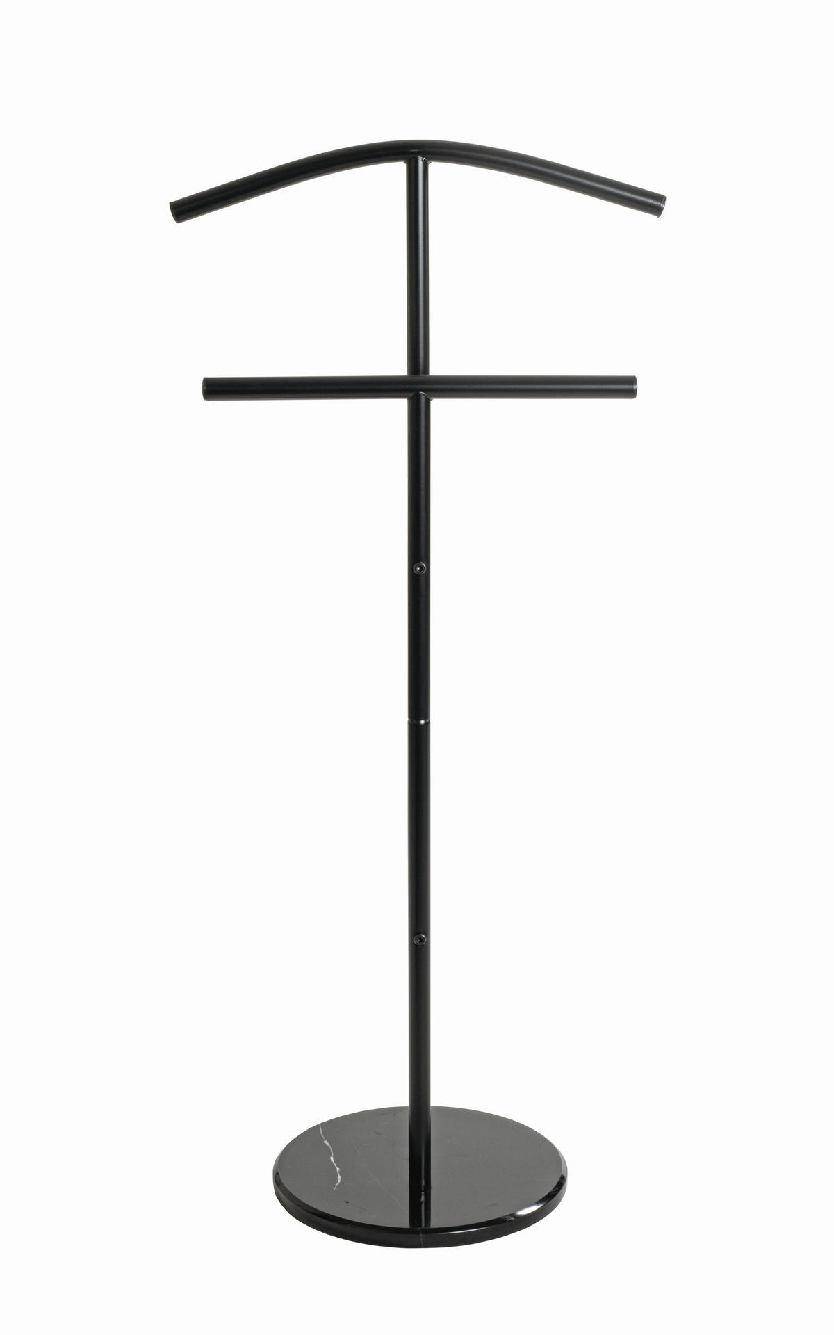 HERRENDIENER in Schwarz 48/105/30 cm   - Schwarz, Basics, Stein/Metall (48/105/30cm)