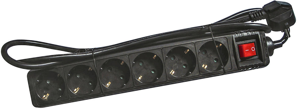 ELOSZTÓ - fekete, Basics, műanyag/fém (33/5,4/4,4cm) - Boxxx