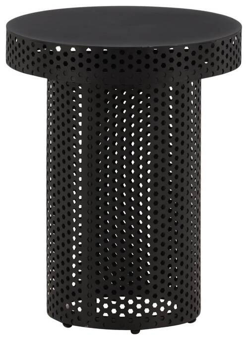 SIDOBORD i metall  - svart, Design, metall (40/50cm) - Lomoco