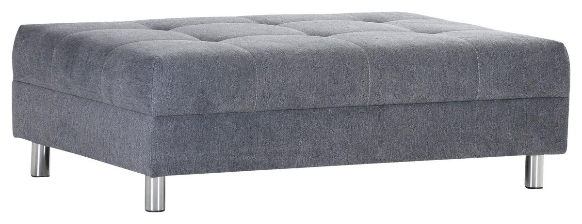 PALL i textil mörkgrå  - mörkgrå/kromfärg, Design, textil/plast (125/41/82cm) - MID.YOU