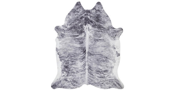 KUNSTFELL 125/155 cm Dallas - Dunkelgrau/Hellgrau, LIFESTYLE, Textil (125/155cm) - Novel