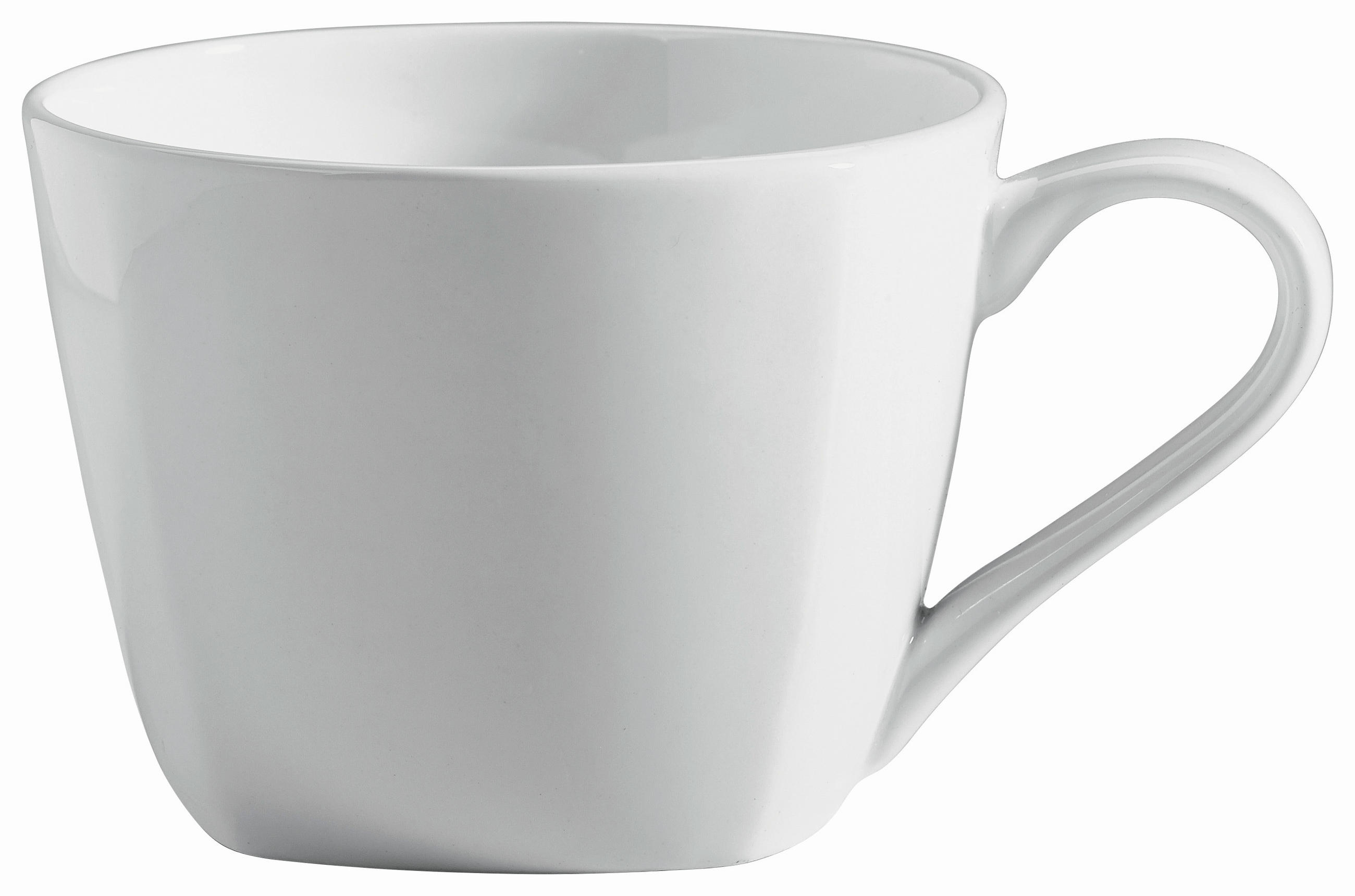 ŠOLJICA ZA KAFU   220 ml  - bela, Osnovno, keramika (9/6,5cm) - Novel