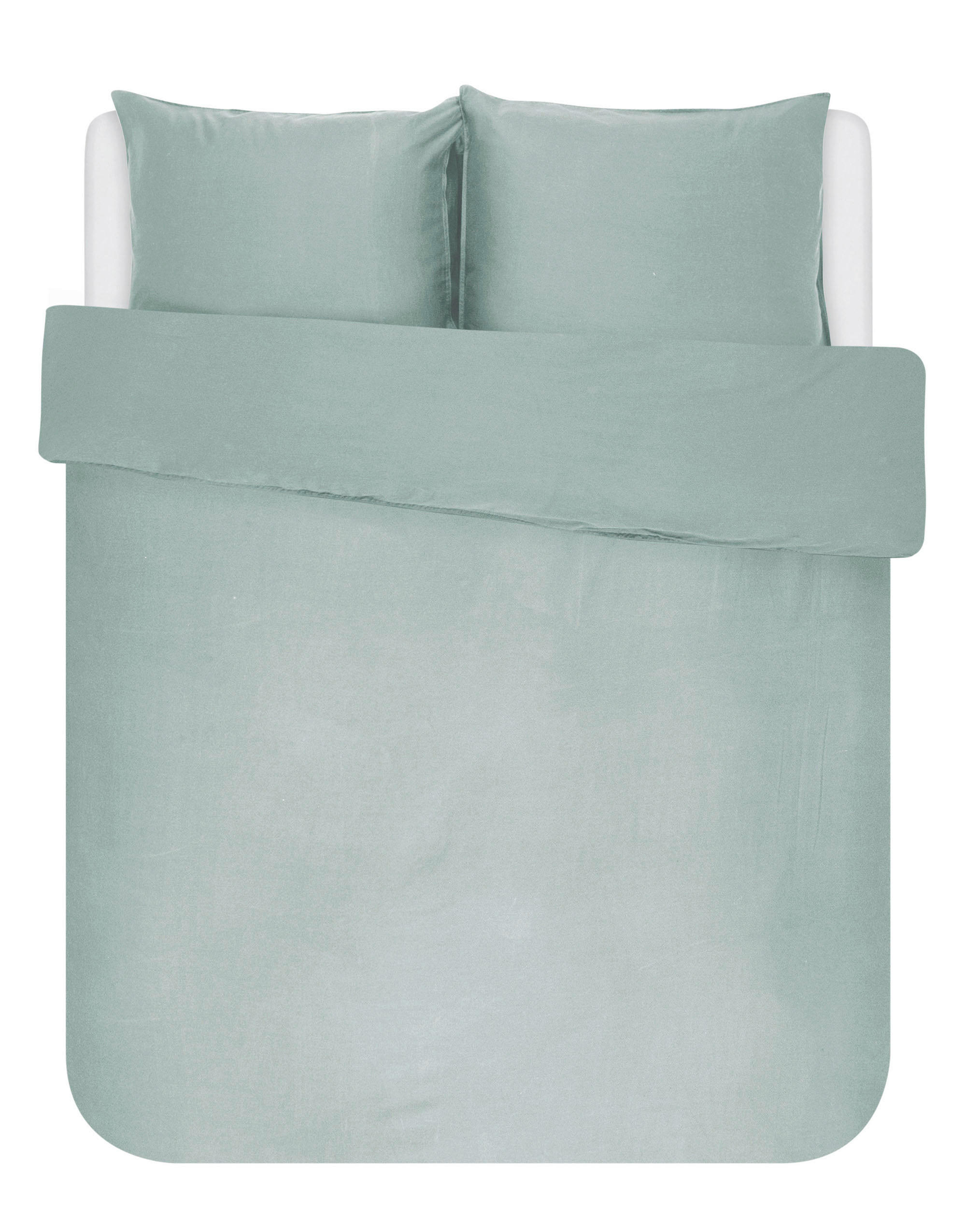 BETTWÄSCHE MINTE Satin 200/200 cm - Grün, Basics, Textil (200/200cm) - Essenza