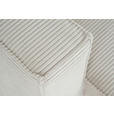 ECKSOFA Hellgrau Feincord  - Hellgrau/Schwarz, KONVENTIONELL, Kunststoff/Textil (242/151cm) - Carryhome