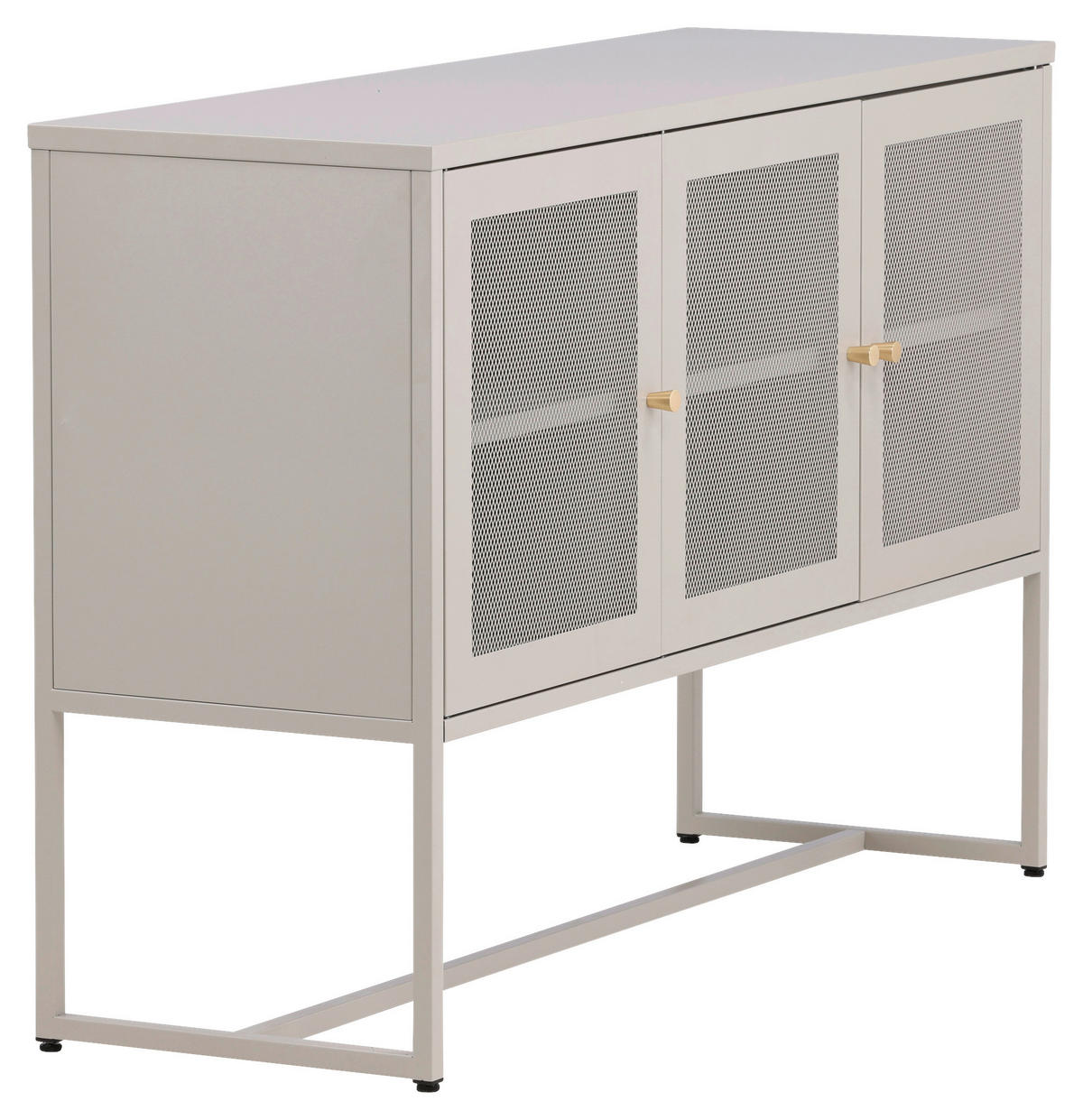 SIDEBOARD  in 120/80/40 cm  - Beige, Design, Metall (120/80/40cm) - Livetastic