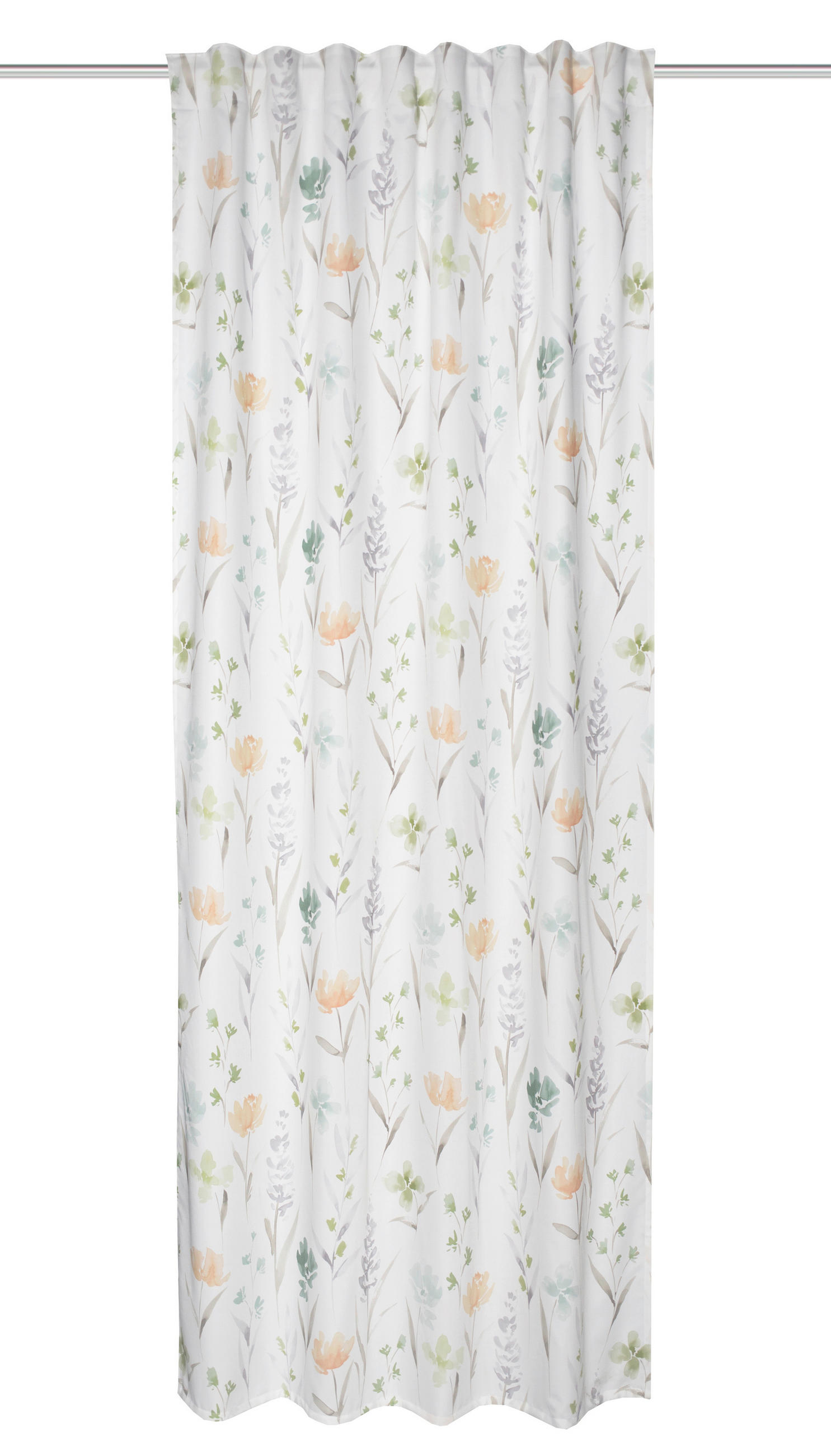 FERTIGVORHANG  blickdicht   135/245 cm  - Grün, Natur, Textil (135/245cm)