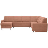 WOHNLANDSCHAFT  in Chenille Orange  - Alufarben/Orange, KONVENTIONELL, Kunststoff/Textil (158/322/236cm) - Sedda