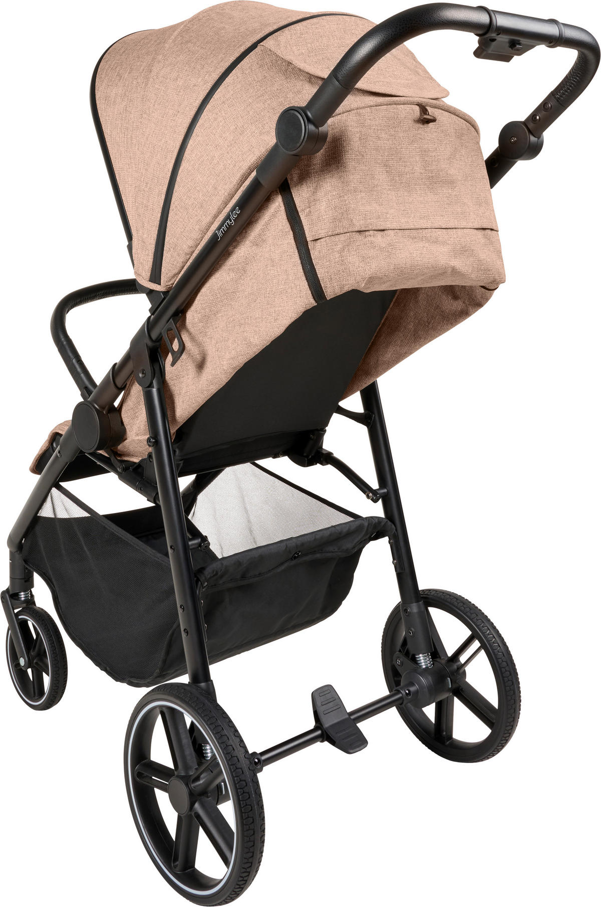 BUGGY  - Beige/Schwarz, Trend, Kunststoff/Textil (55/56/107cm) - Jimmylee