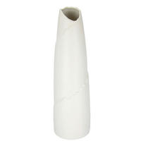 VASE  - Weiß, Basics, Keramik (14/49/14cm)