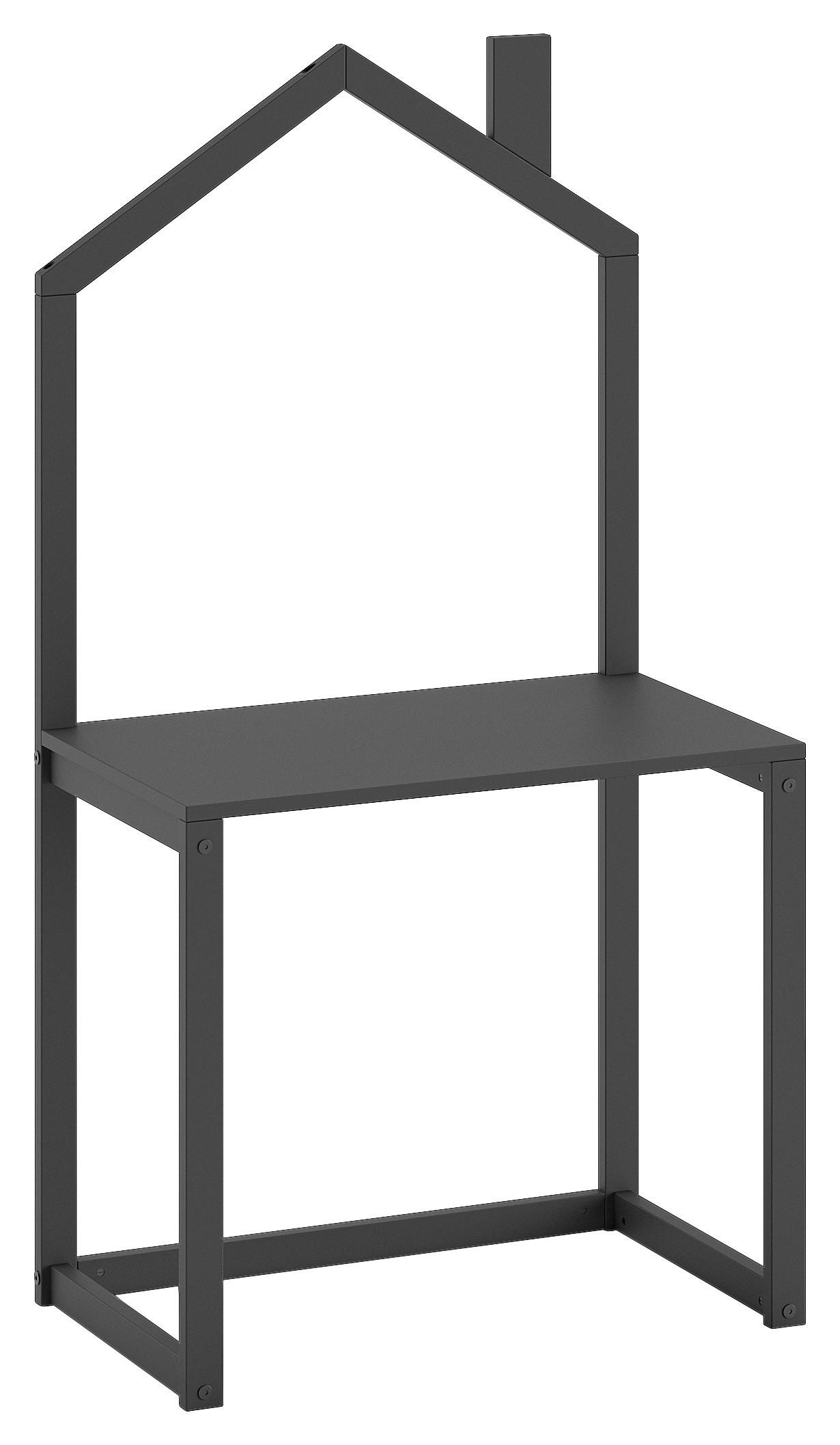 KINDERSCHREIBTISCH Kiefer massiv  - Anthrazit, MODERN, Holz (100/151,1/50cm) - MID.YOU