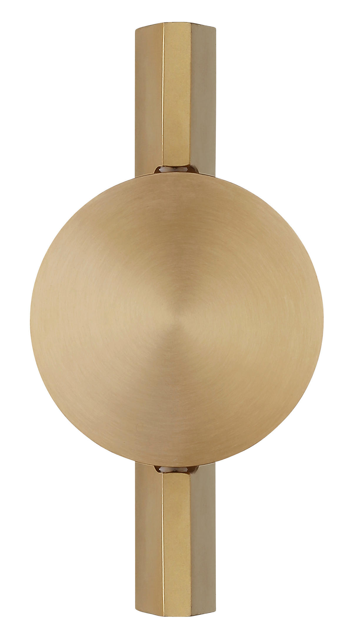LED-WANDLEUCHTE Jasper 10/20 cm  - Messingfarben, Design, Metall (10/20cm) - Globo