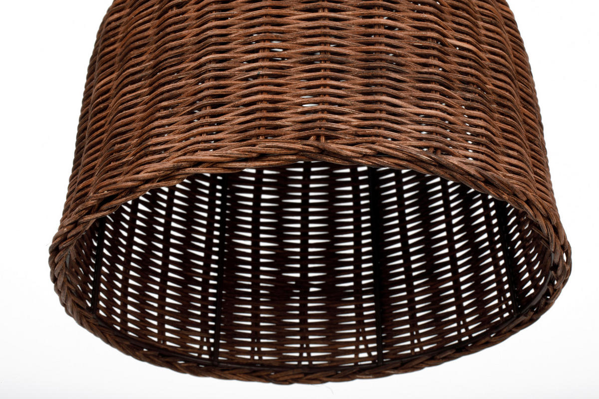 HÄNGELEUCHTE 26,5/150 cm    - Braun, Trend, Holz/Metall (26,5/150cm) - Collett's Monde