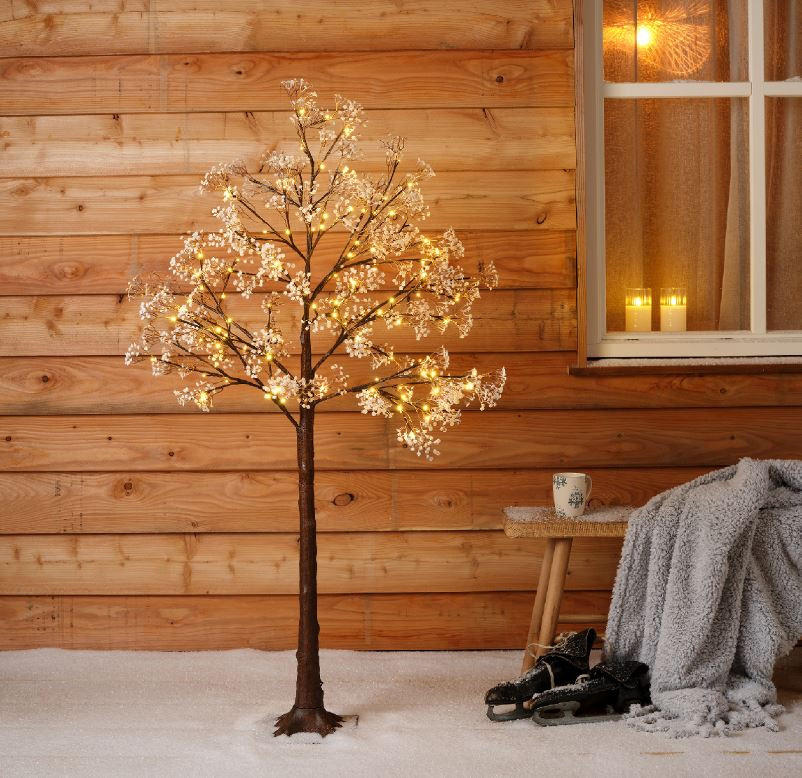 LED DÍSZLÁMPA - bézs/barna, Basics (150/1/1cm)